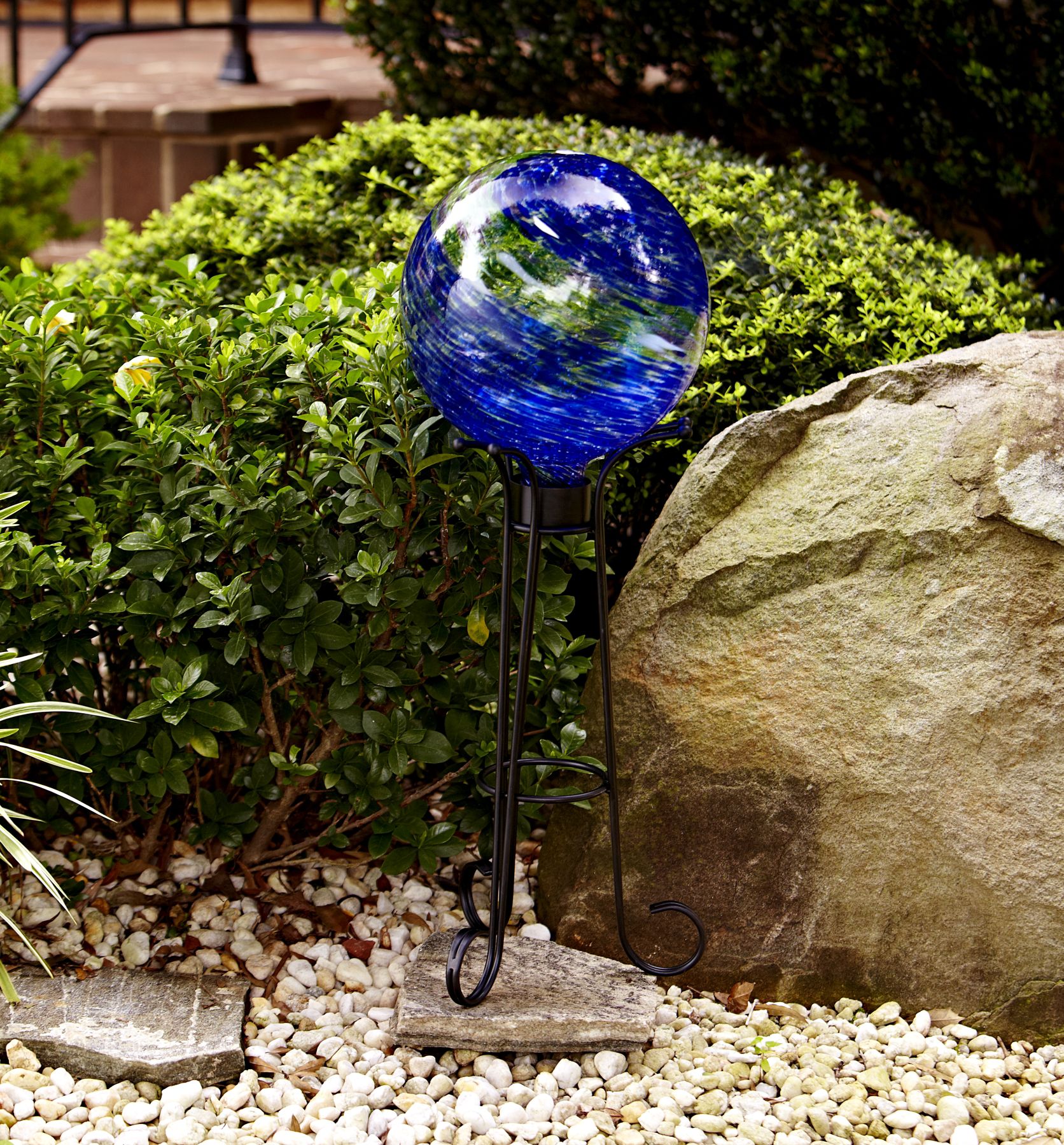 Garden Oasis Glow in the Dark Gazing Ball - Blue at Sears.com