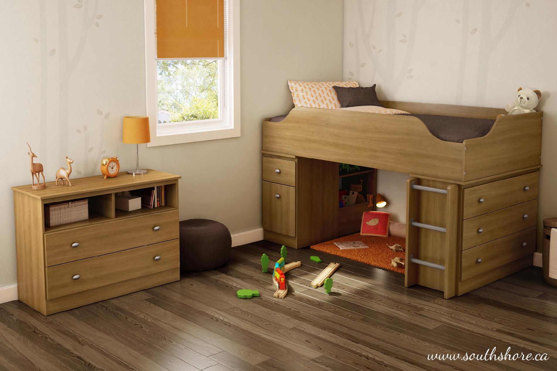 South Shore Tree House collection in Harvest Maple at mygofer.com