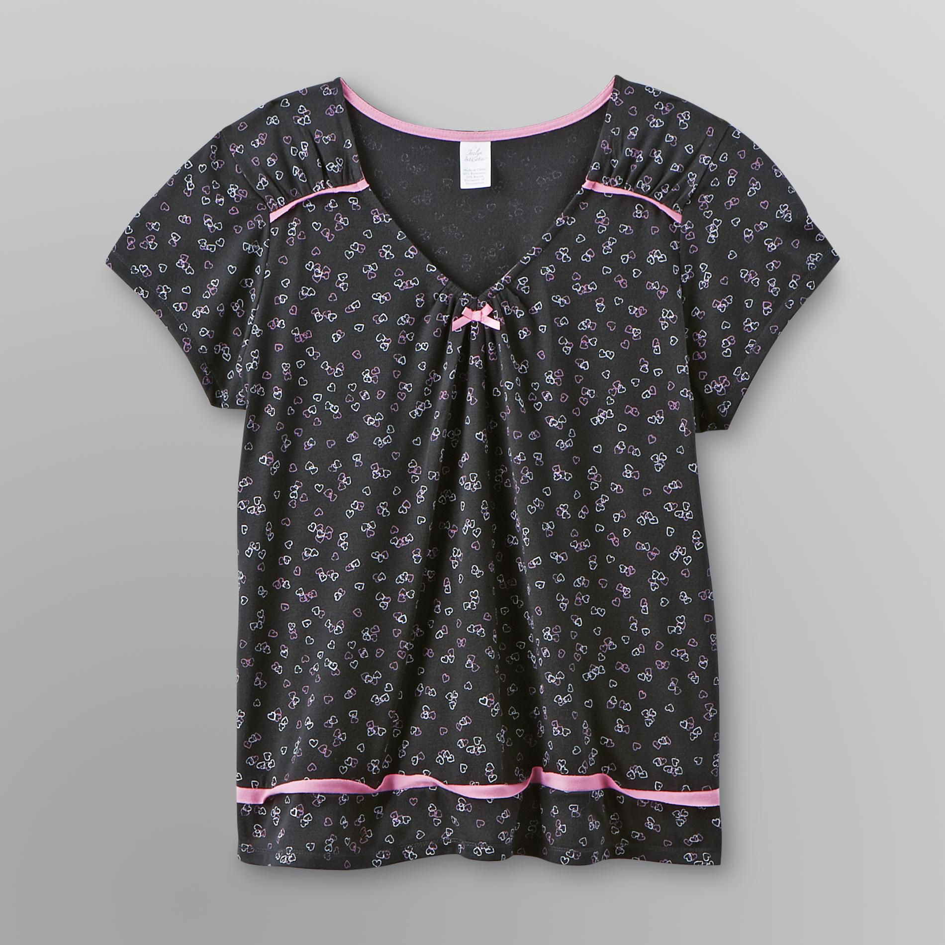 Jaclyn Intimates Women's Plus Pajama Top - Hearts at Sears.com