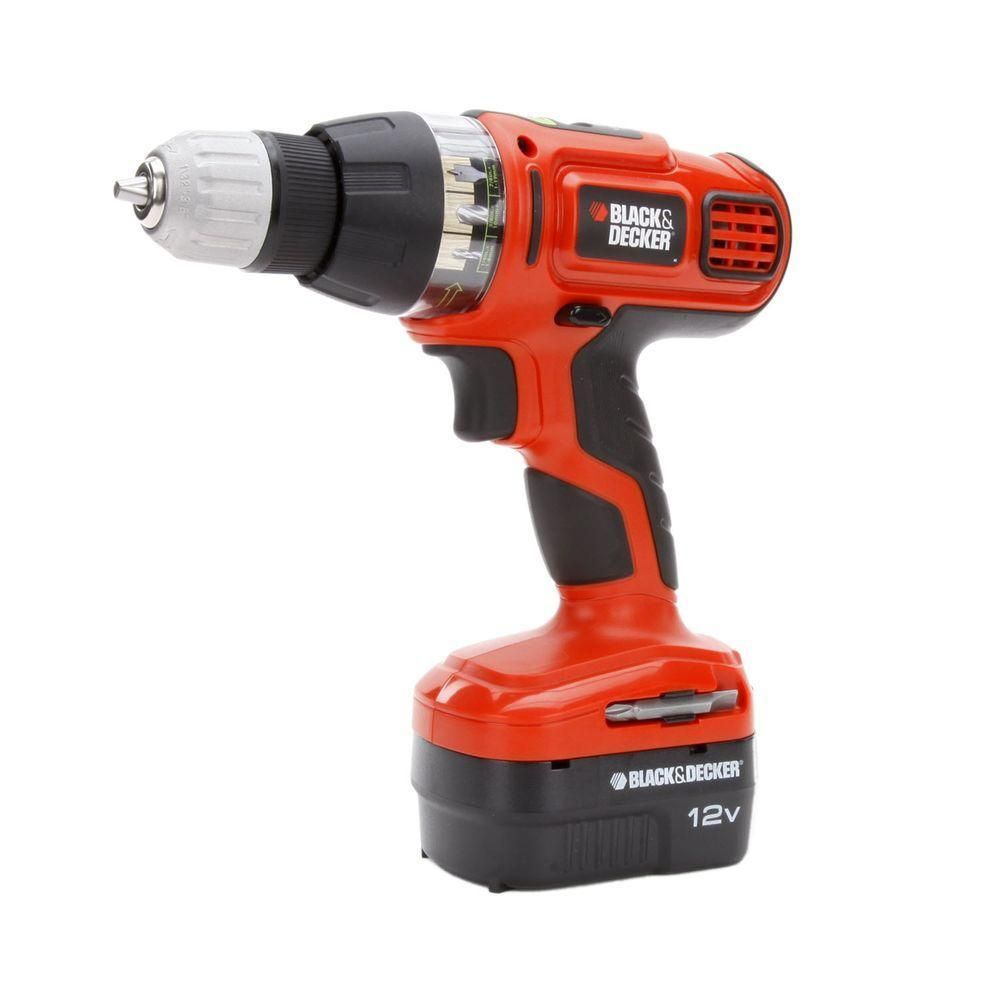 Black & Decker Refurbished 12 Volt 3/8 in. Cordless Drill