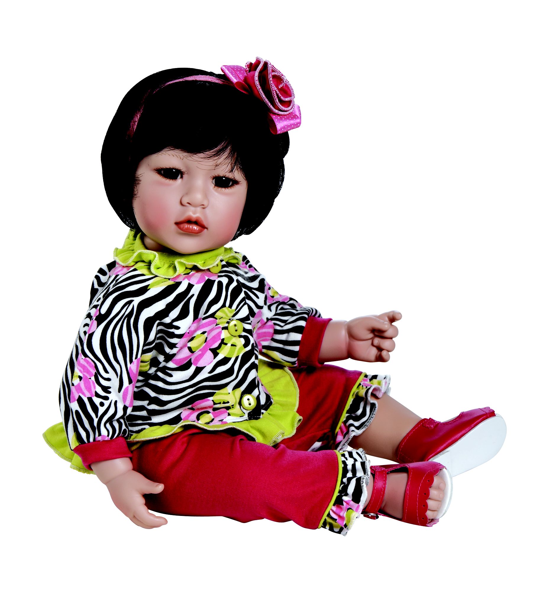 Adora Baby Doll, 20  "Zebra Rose" Black Hair/Brown Eyes at Kmart.com