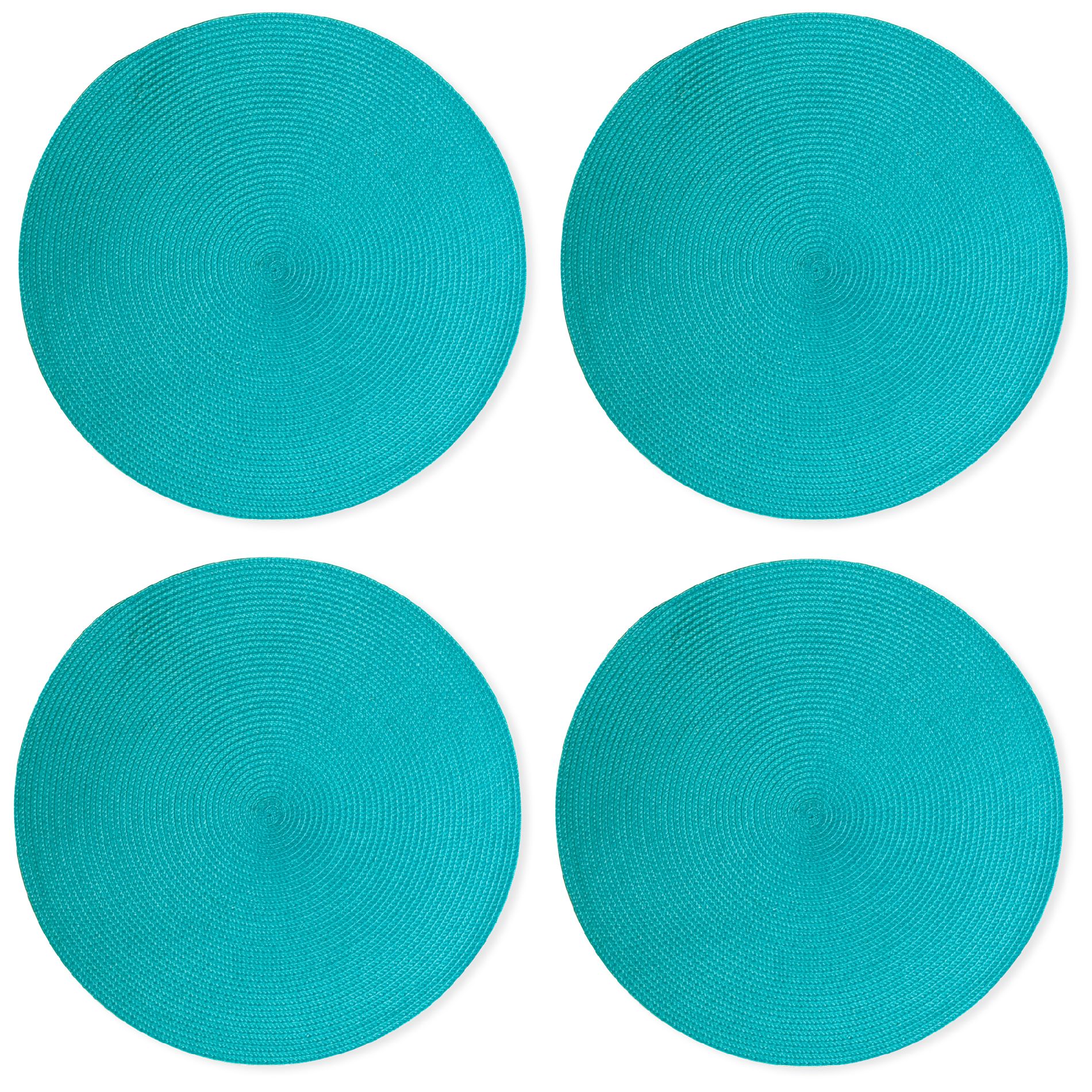 Trade Associates Group ROUND WOVEN PLACEMAT SET of 4 at Sears.com