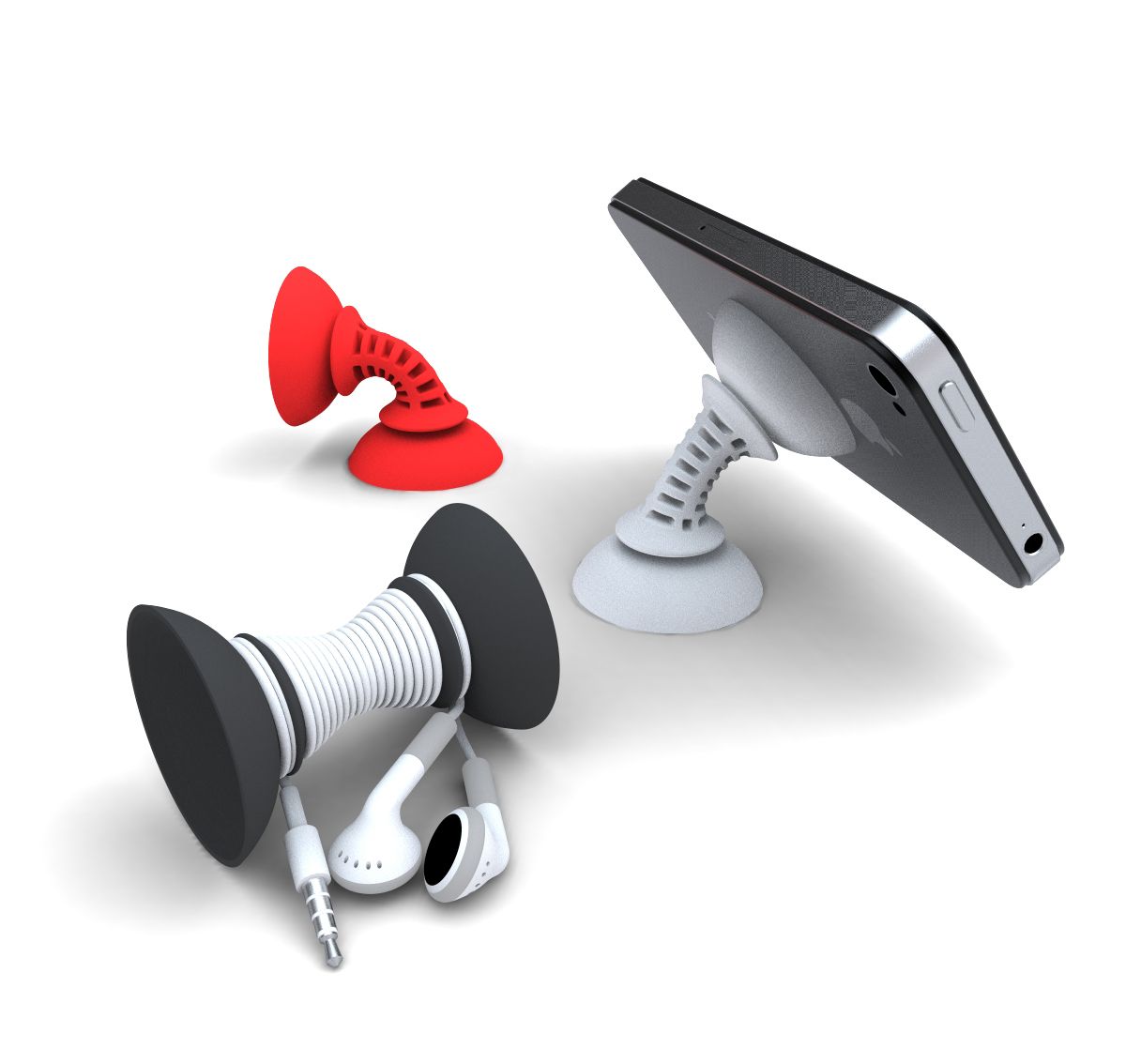 STRIKER Simple Sucker 3-Pack - Flexible Phone Mount - iPhone 5 Compatible at Kmart.com