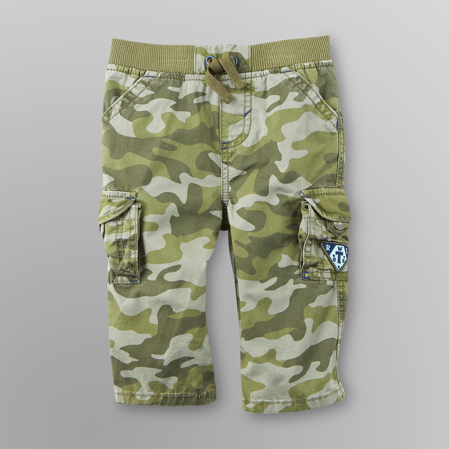 Route 66 Newborn Boy's Twill Cargo Pants - Camouflage at Kmart.com