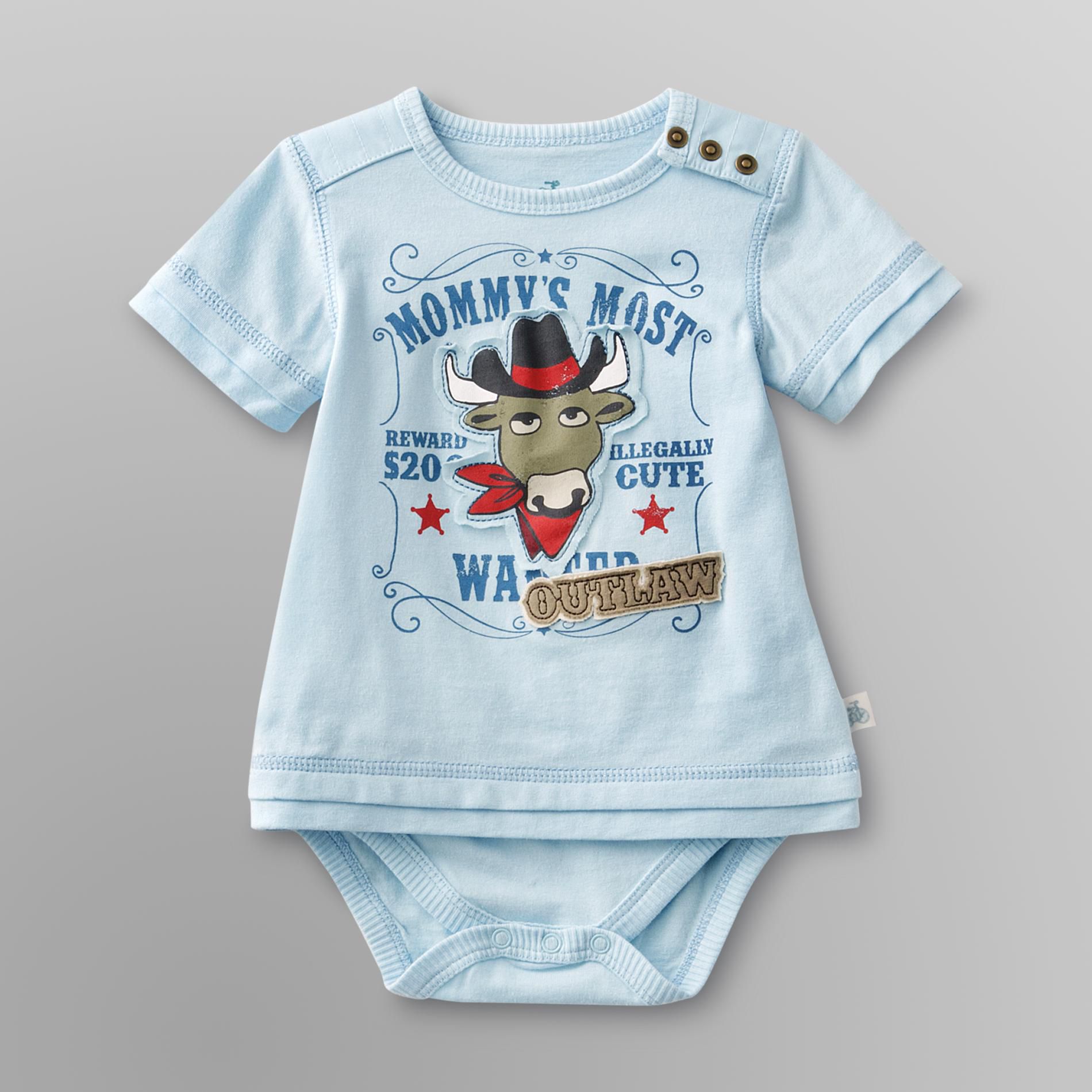 Route 66 Newborn Boy's T-Shirt Bodysuit - Outlaw at Kmart.com