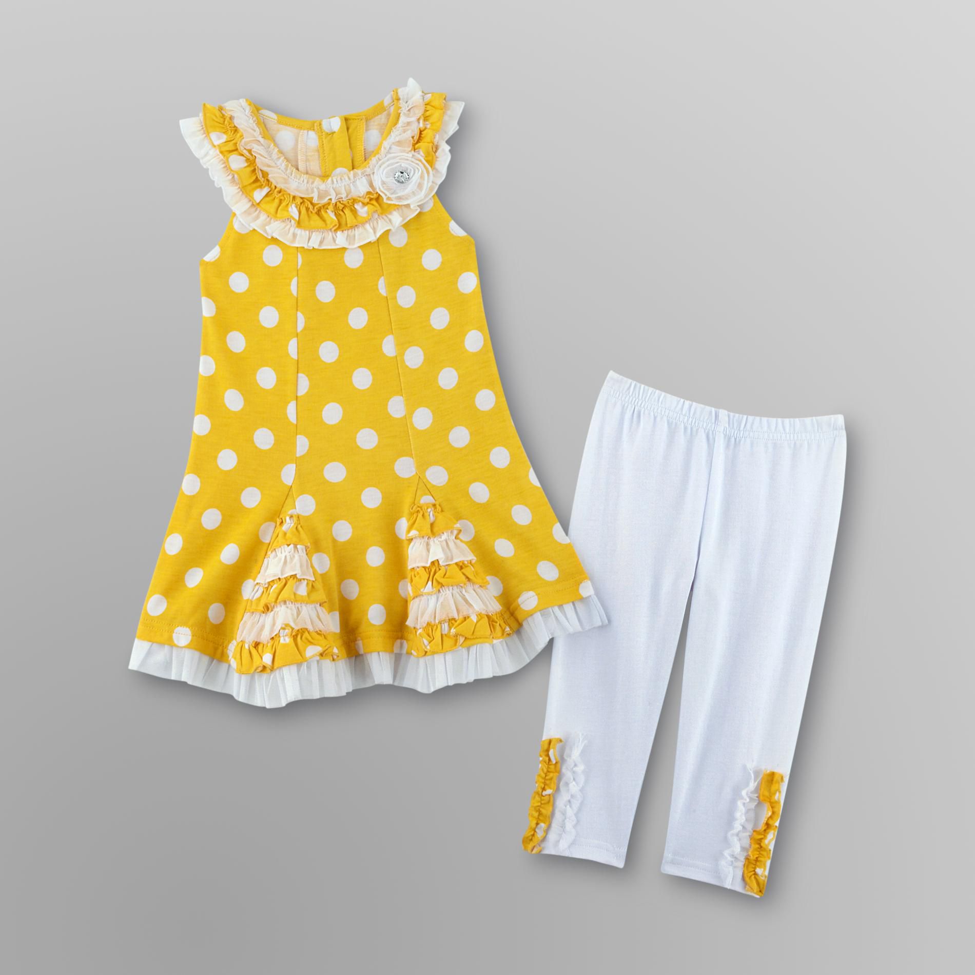 WonderKids Infant Girl's Dress & Leggings - Polka Dot at Kmart.com