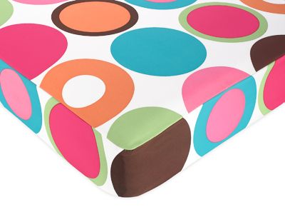 Sweet Jojo Designs Deco Dot Collection Fitted Crib Sheet - Large Dots Print at Sears.com