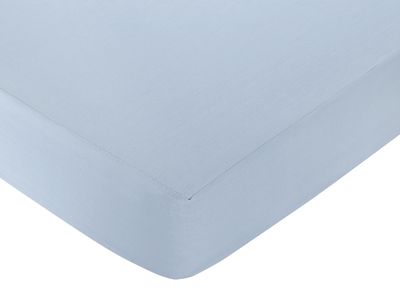 Sweet Jojo Designs Starry Night Collection Fitted Crib Sheet - Chambray Blue at Kmart.com