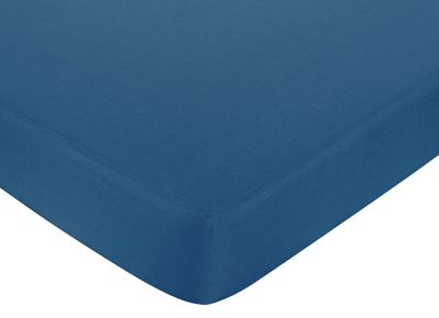 Sweet Jojo Designs Surf Blue Collection Fitted Crib Sheet - Dark Blue at Kmart.com