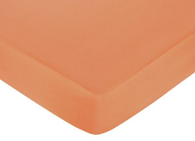 Sweet Jojo Designs Surf Pink Collection Fitted Crib Sheet - Solid Orange at Sears.com