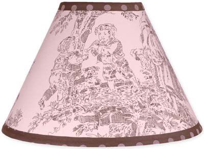 Sweet Jojo Designs Pink and Brown Toile Collection Lamp Shade at Kmart.com