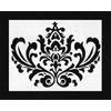 Isabella Hot Pink, Black and White Collection Floor Rug