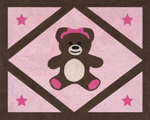 Sweet Jojo Designs Teddy Bear Pink Collection Floor Rug at Kmart.com
