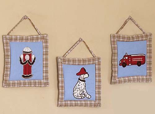 Sweet Jojo Designs Fire Truck Collection Wall Hangings at Kmart.com