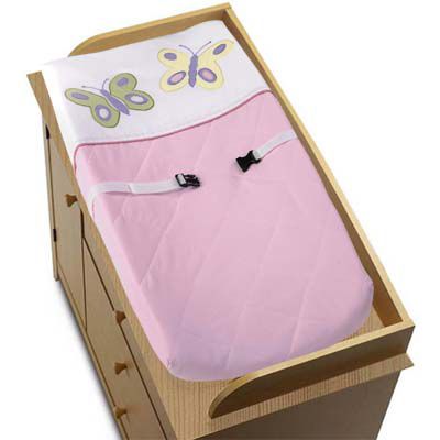 Sweet Jojo Designs Butterfly Pink and Purple Collection Changing Pad Cover at Sears.com