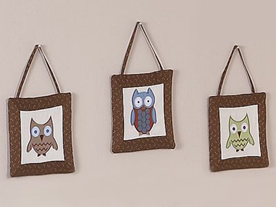 Sweet Jojo Designs Owl Collection Wall Hangings
