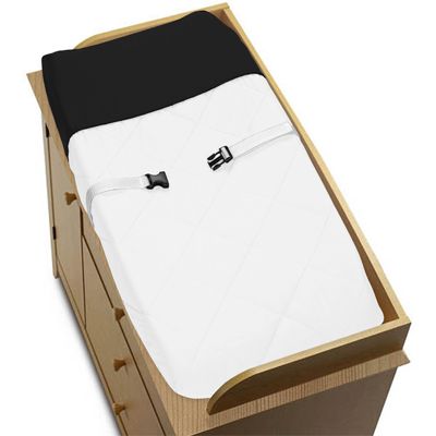 Sweet Jojo Designs Hotel White and Black Collection Changing Pad Cover at Kmart.com