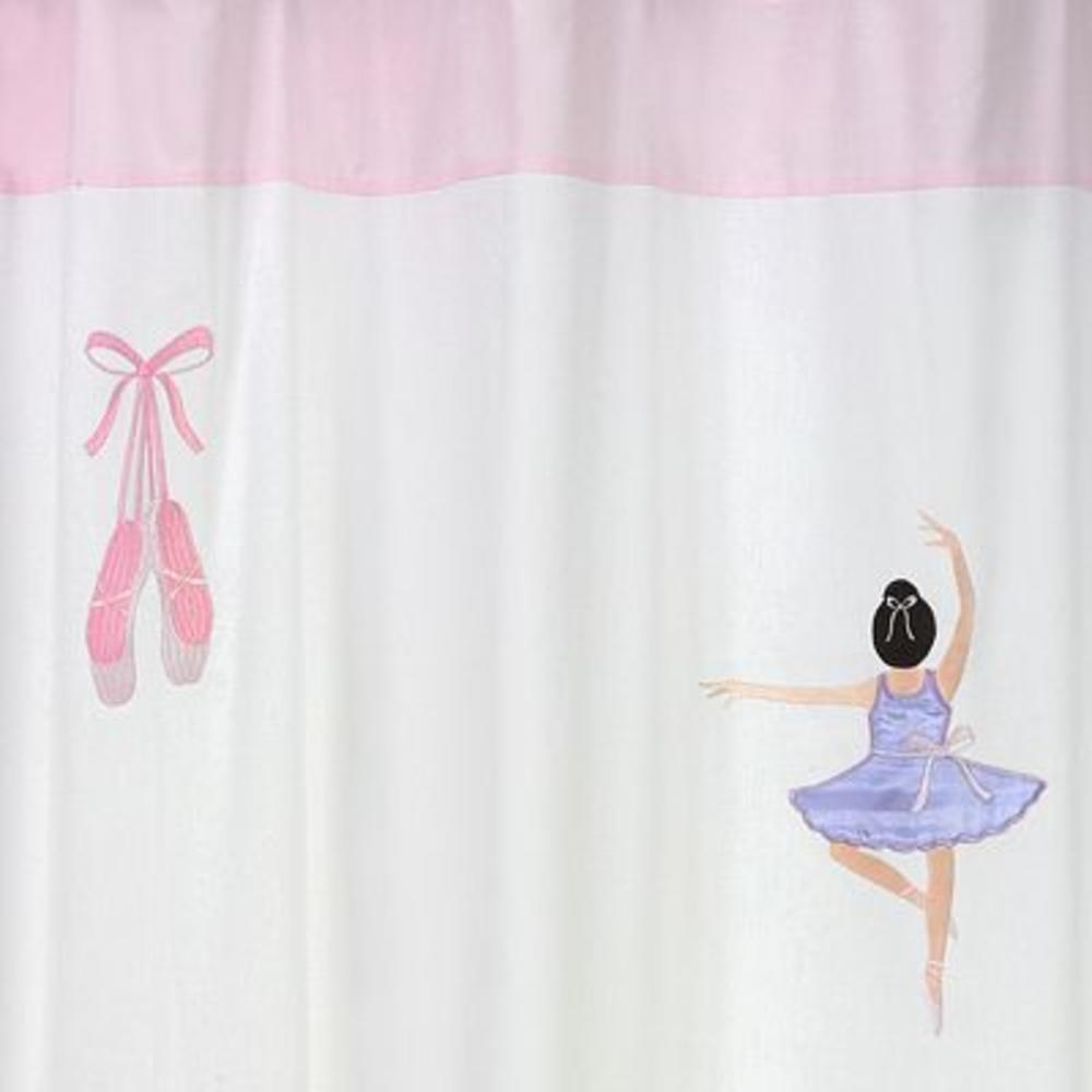 Sweet Jojo Designs Ballerina Collection Shower Curtain