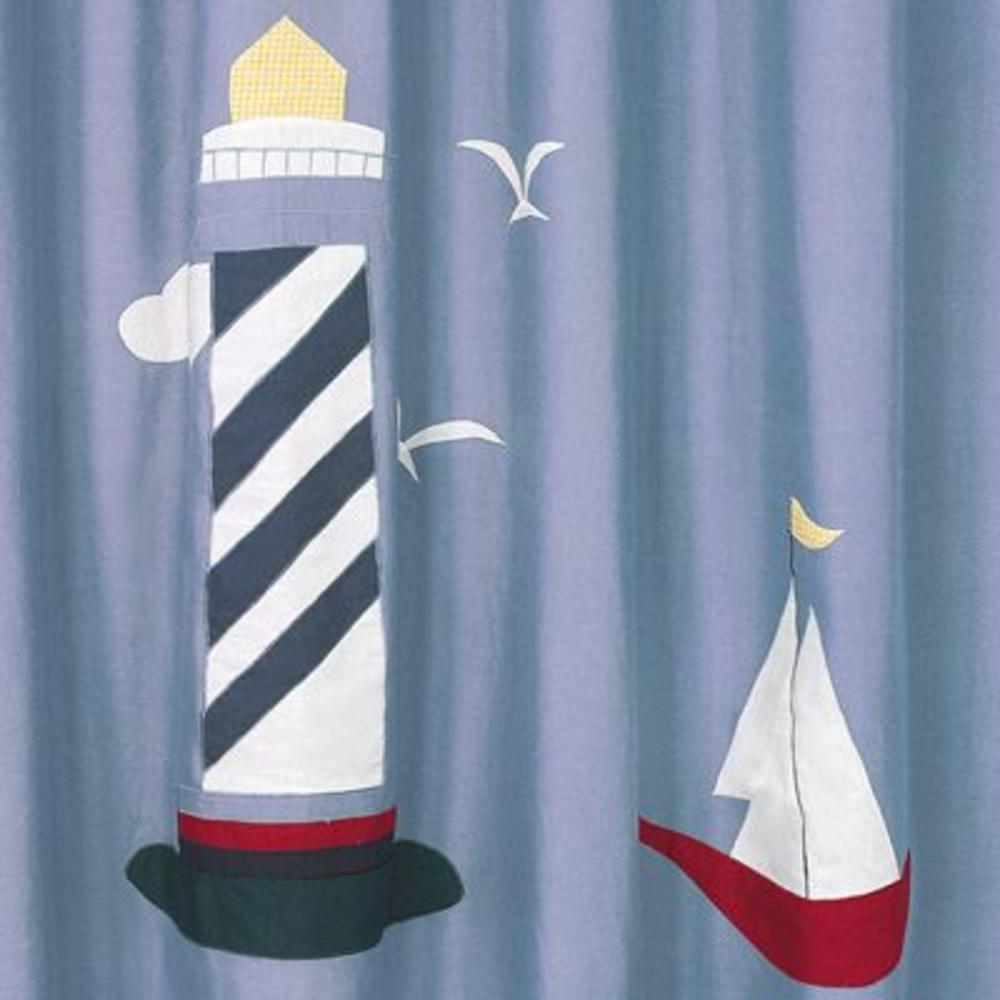 Sweet Jojo Designs Come Sail Away Collection Shower Curtain