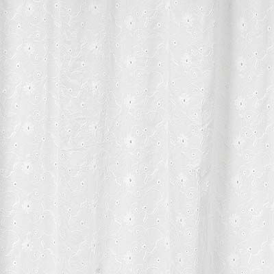 Sweet Jojo Designs Eyelet White Collection Shower Curtain