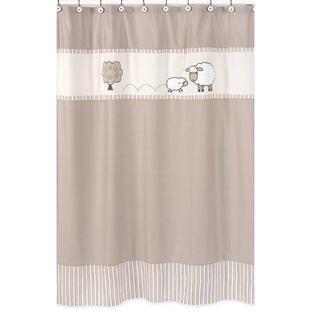 Sweet Jojo Designs Lamb Collection Shower Curtain