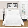 Diamond White Collection 3pc Full/Queen Bedding Set