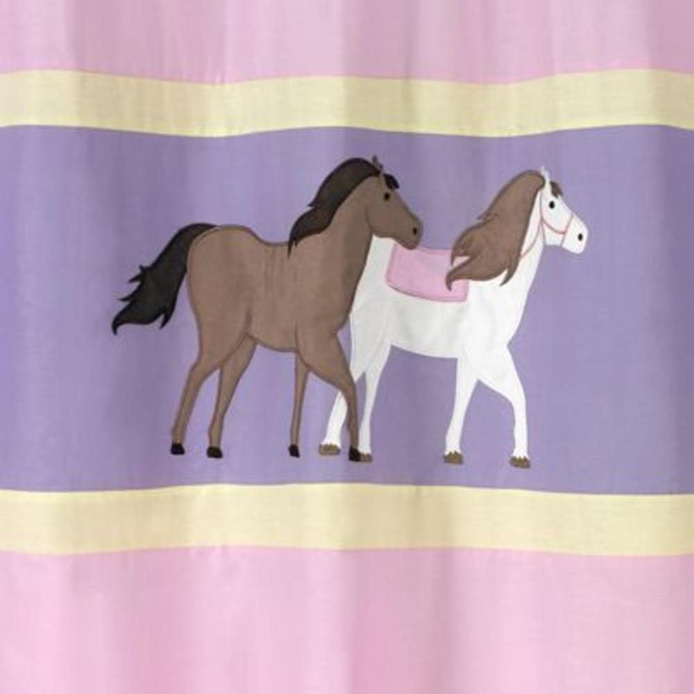 Sweet Jojo Designs Pony Collection Shower Curtain