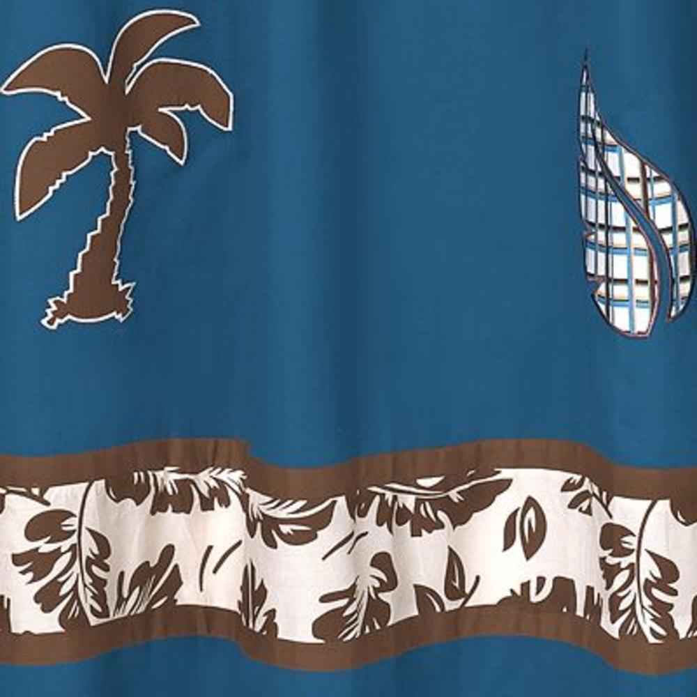 Sweet Jojo Designs Surf Blue Collection Shower Curtain