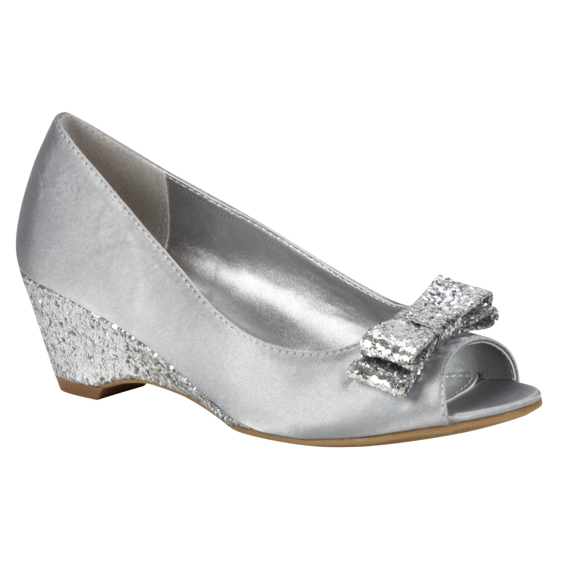 WonderKids Girl's Dress Shoe Irma Silver Shop Your Way Online