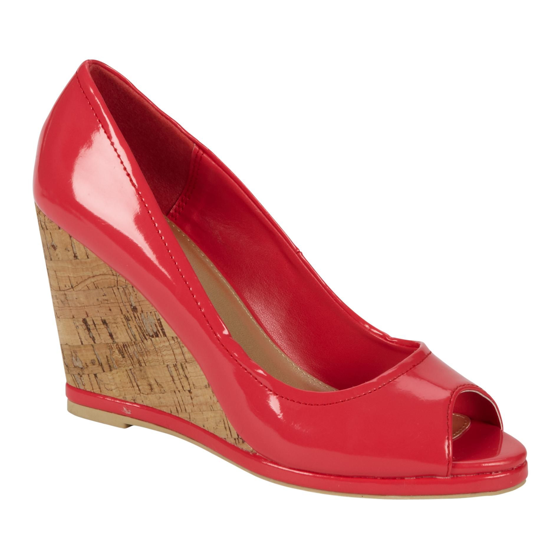 Attention Women's Wedge Sandal Athens - Coral at Kmart.com