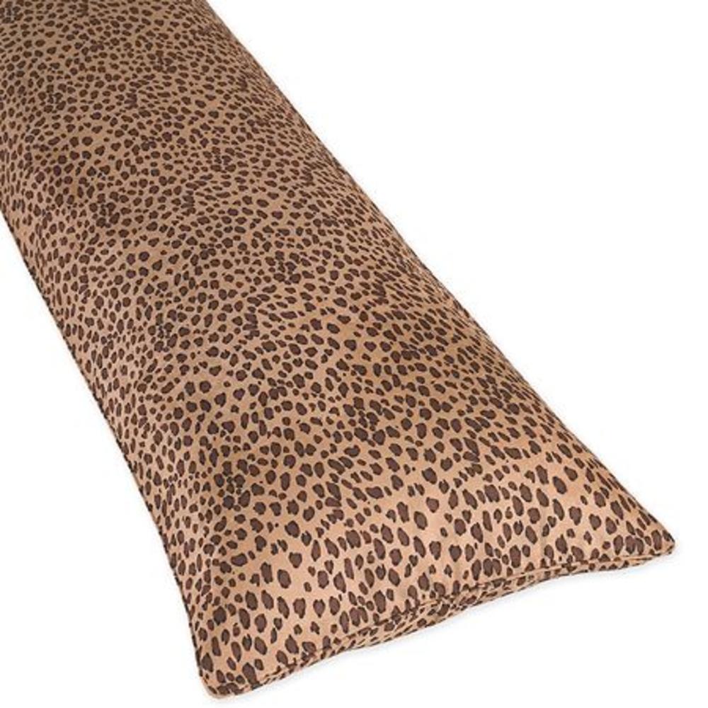 Sweet Jojo Designs Cheetah Pink Collection Body Pillow Case
