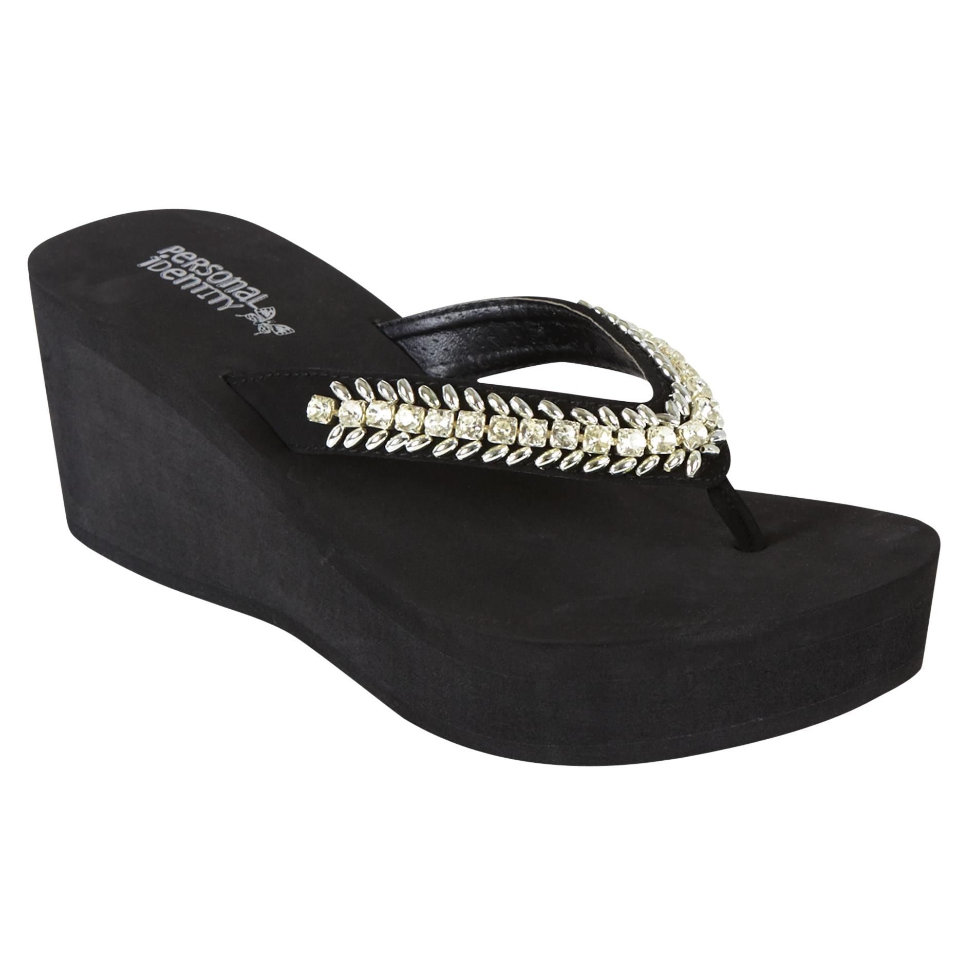 Personal Identity Women's Sandal Laser - Black at Sears.com