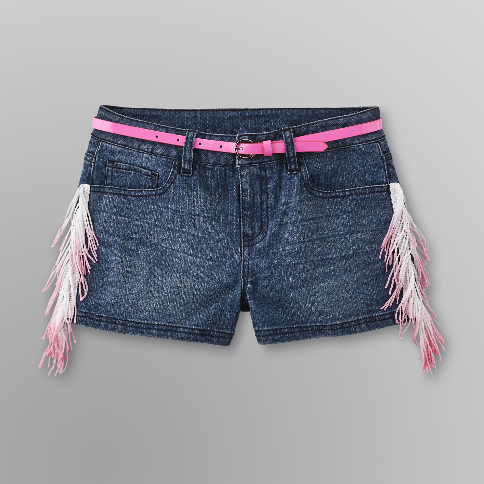 Bongo Girl's Belted Fringe Shorts at Kmart.com
