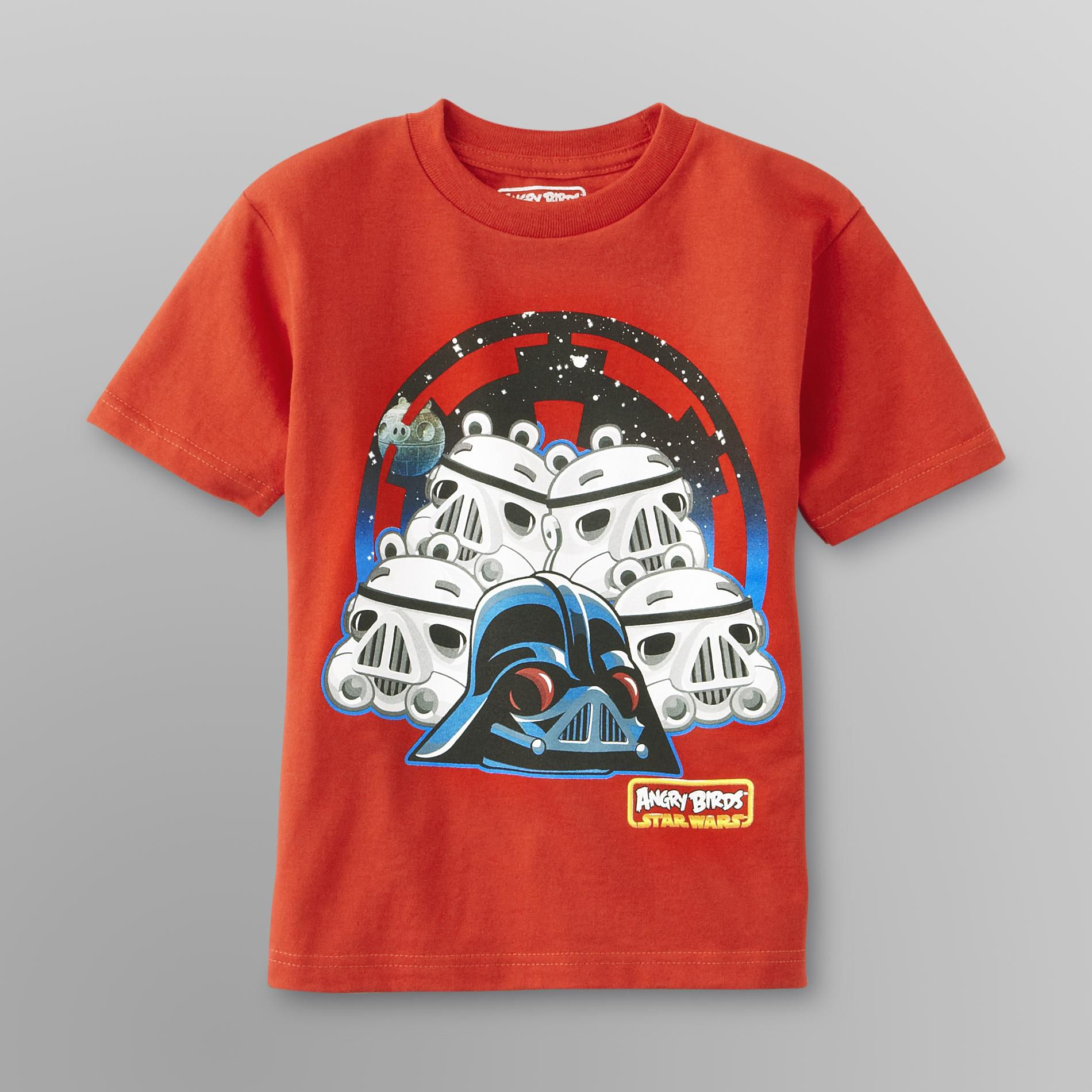 Boy's Angry Birds/Star Wars T-Shirt - Vader & Troopers at Sears.com