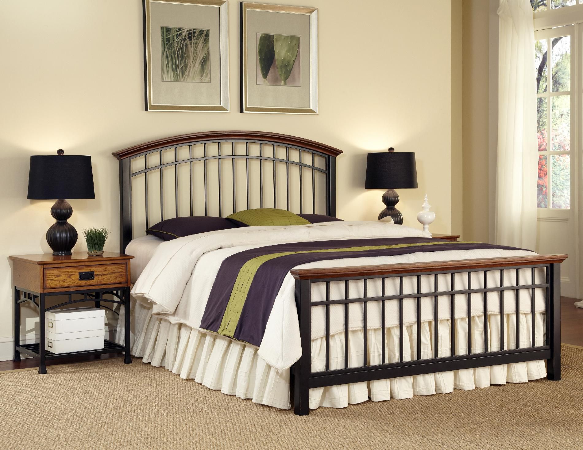 Home Styles Modern Craftsman Queen Bed and Two End Tables at Kmart.com