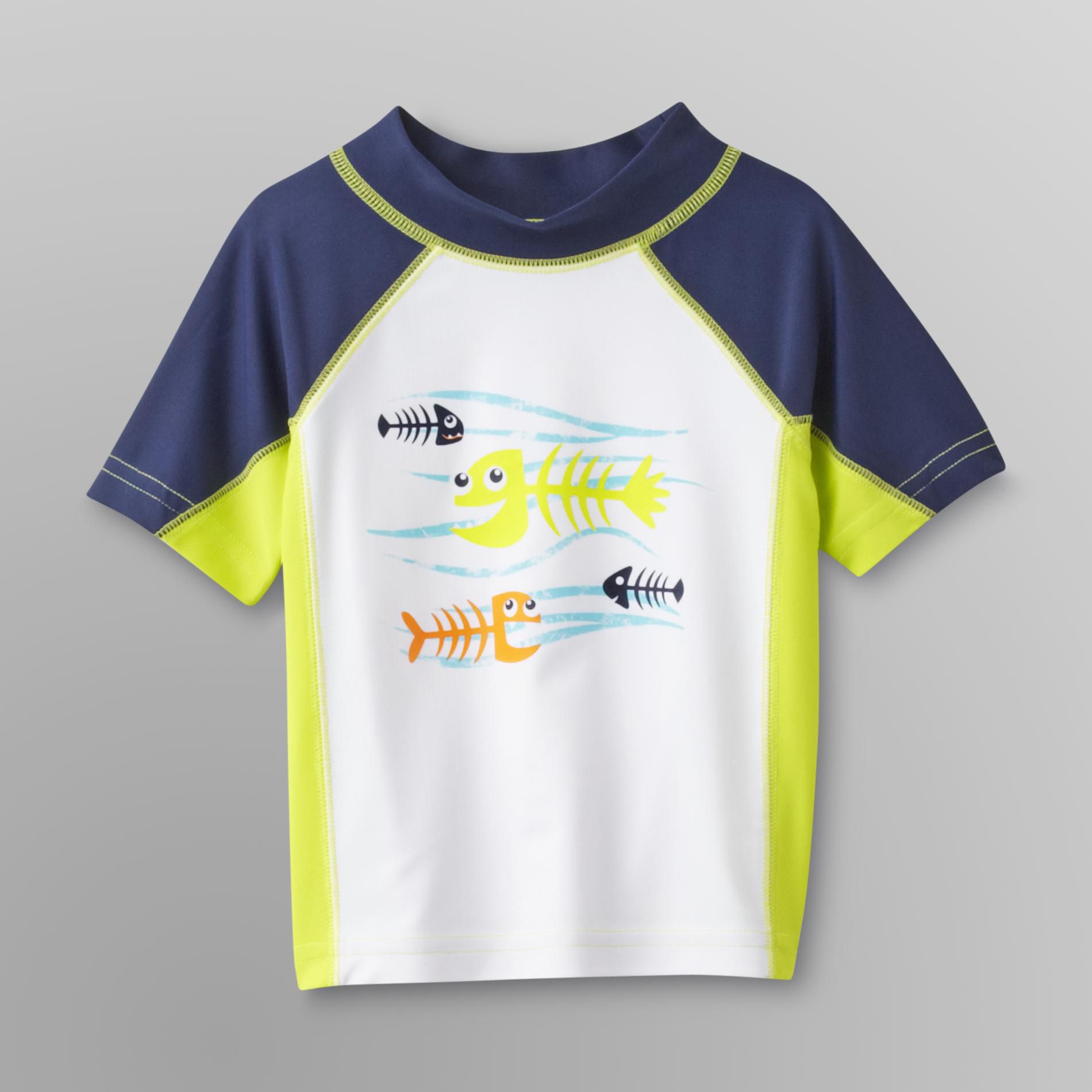 Joe Boxer Toddler Boy's Rash Guard Shirt - Skeleton Fish at Sears.com