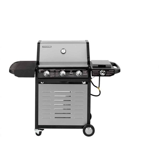 Brinkmann 71043450 3 Cast Iron Grill w/12,000BTU Side Burner