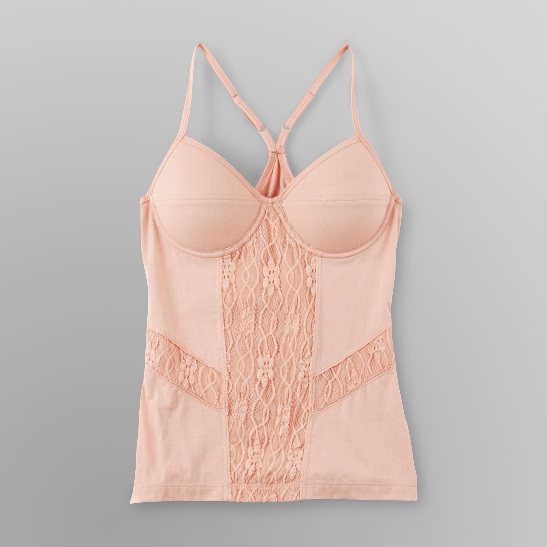 True Freedom Junior's Molded Cup Stretch Lace Camisole at Sears.com