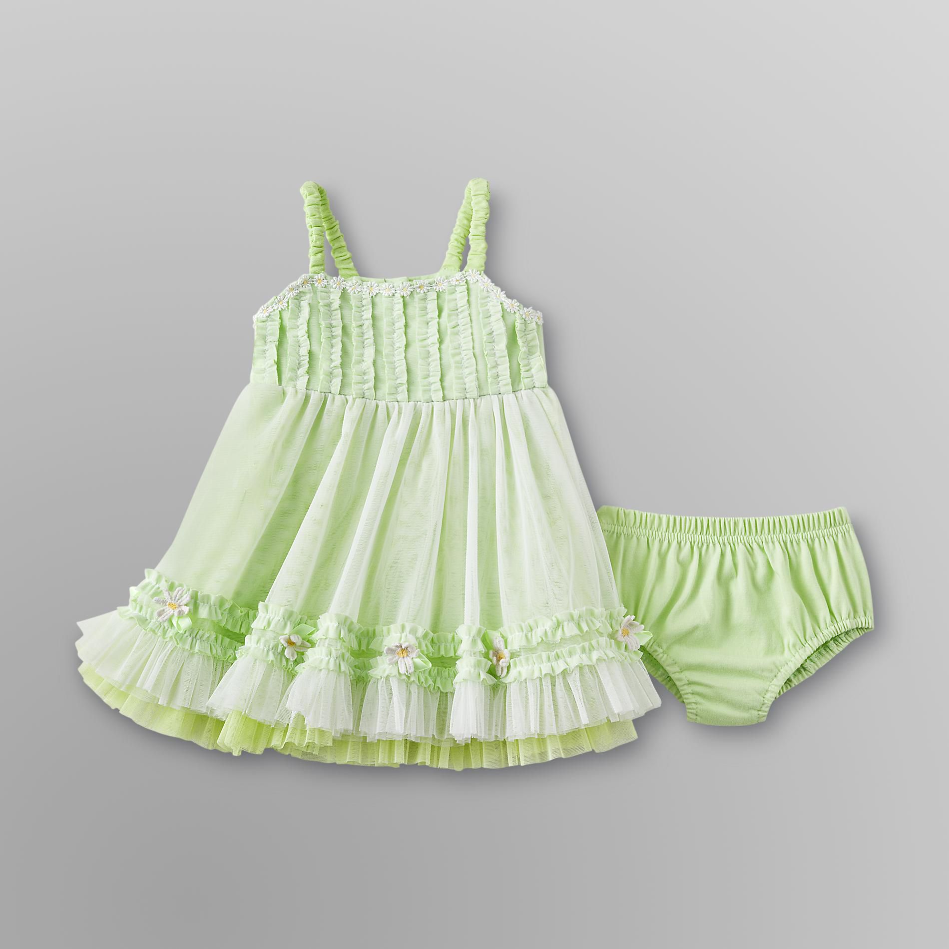 Nanette Infant Girl's Mesh Sundress - Daisies at Sears.com