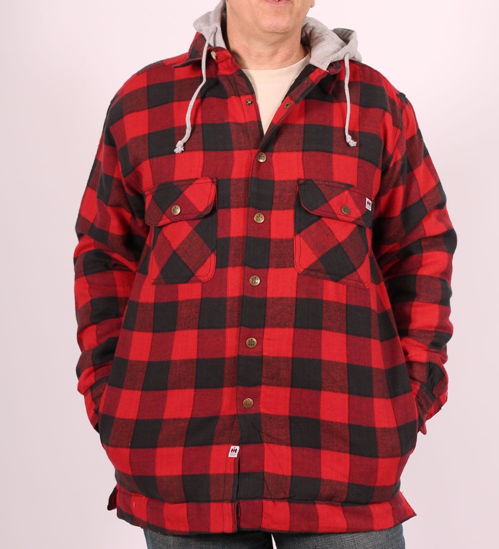 Farmall IH Quilt Lined Flannel Hoody at mygofer.com