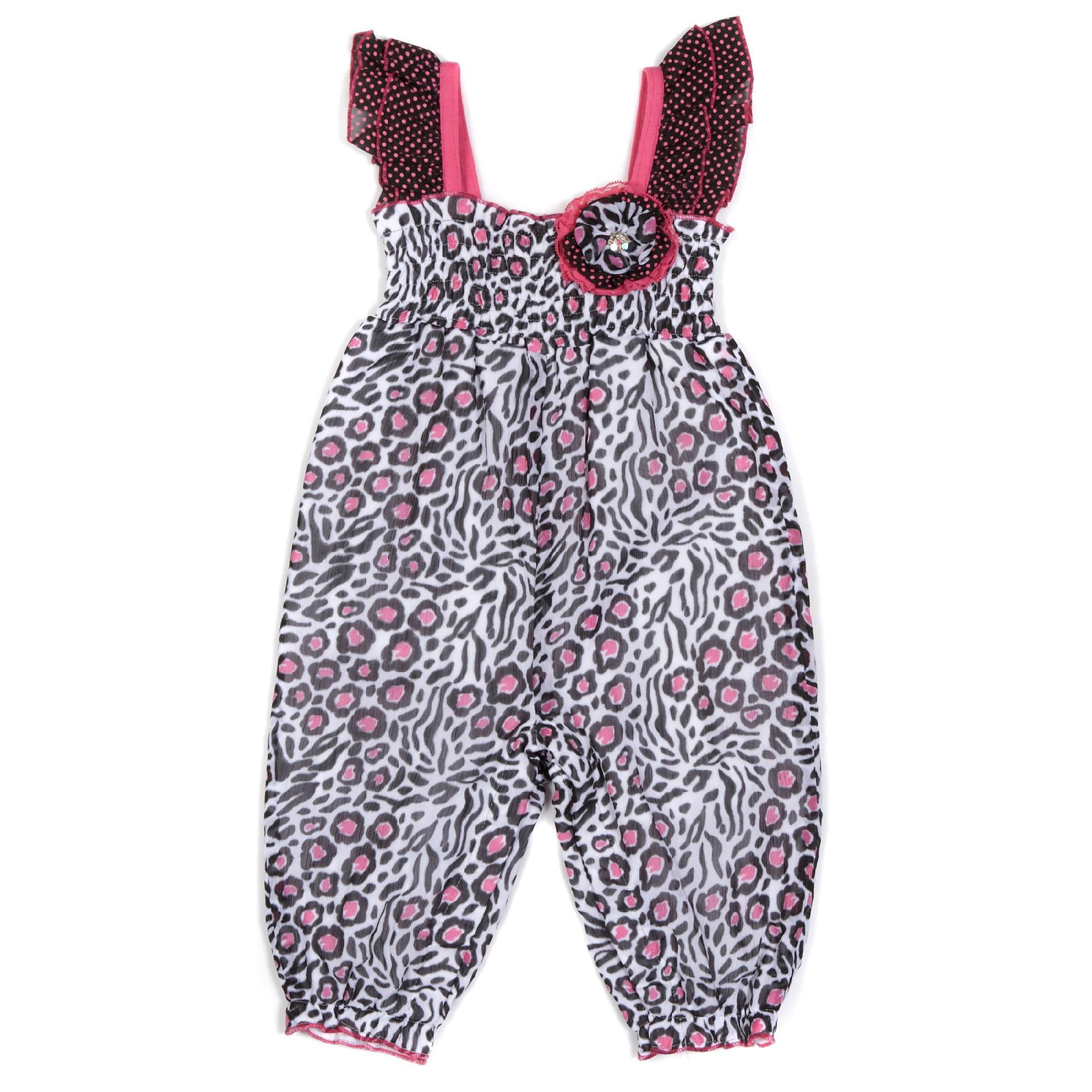 Small Wonders Newborn Girls’ Romper Flower Chiffon Pink at Kmart.com