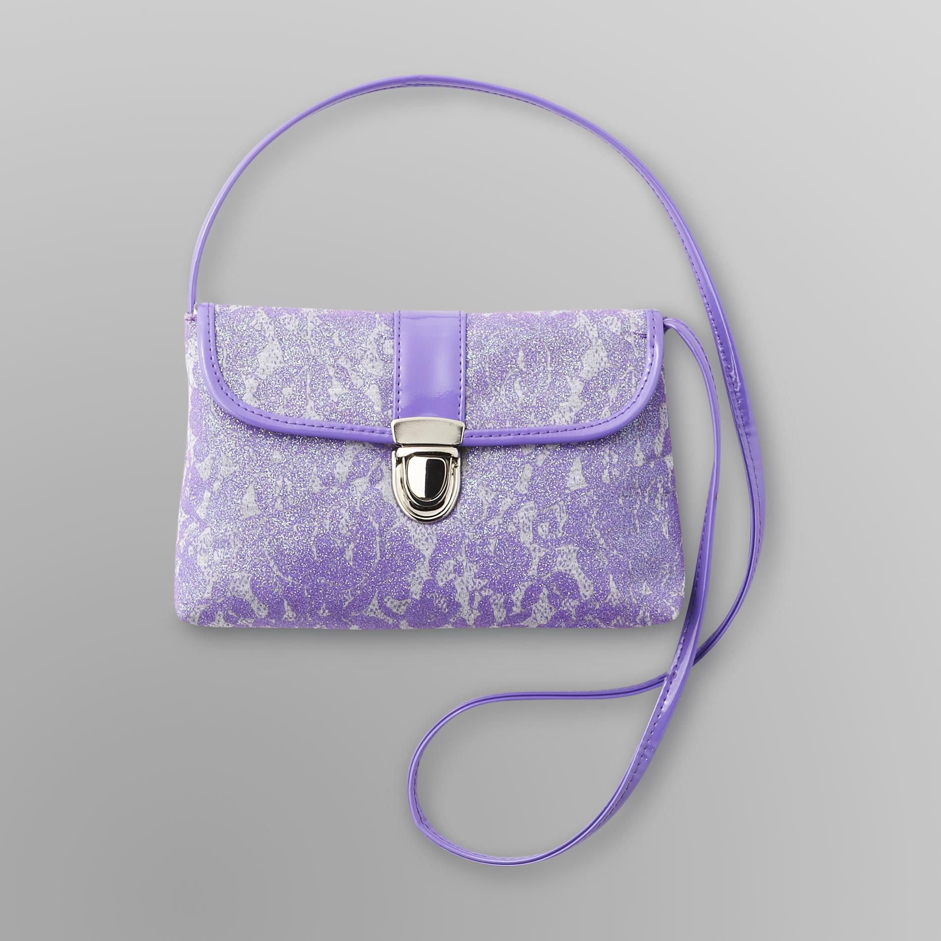 Confetti Girl's Glitter Purse - Lace Print at Sears.com