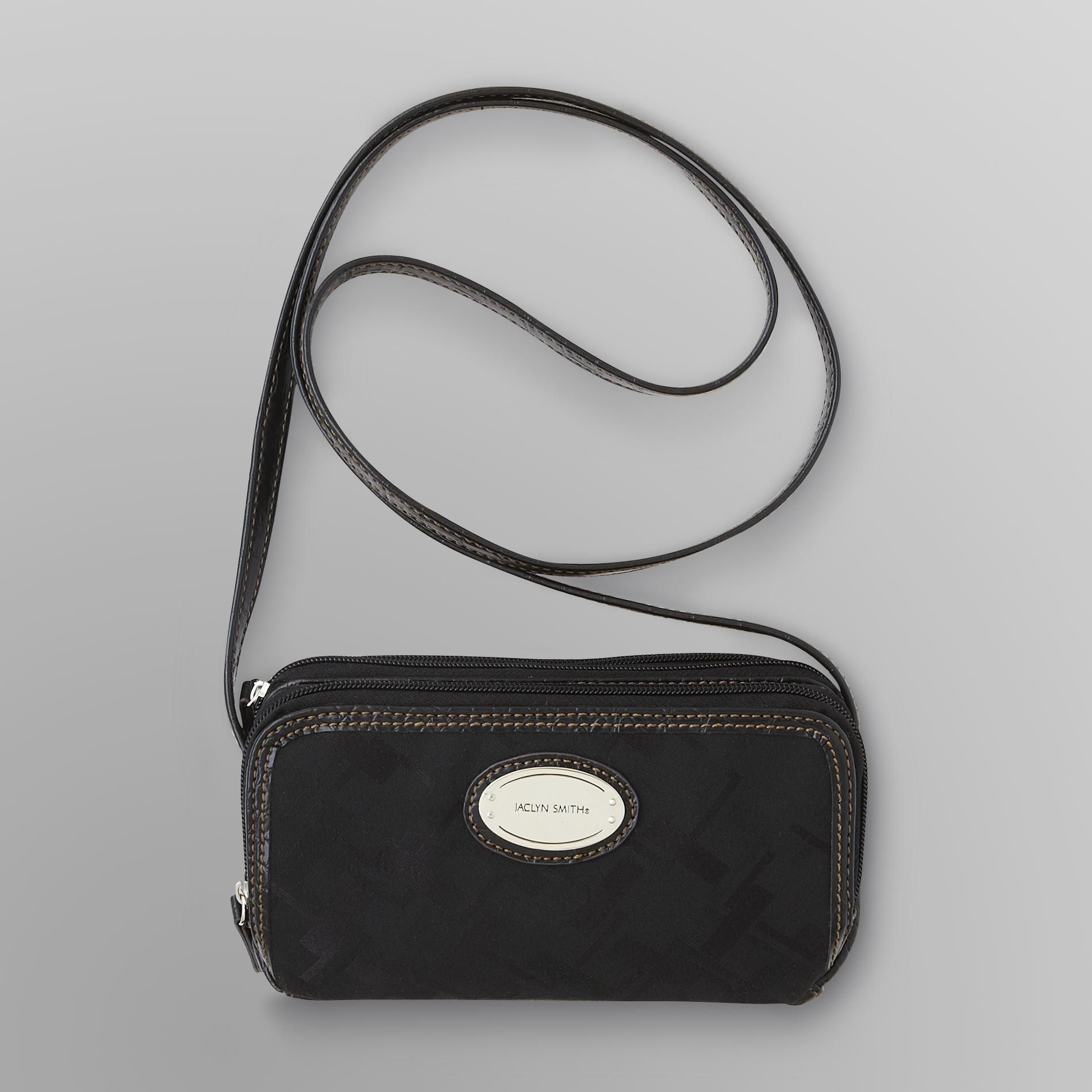 Jaclyn Smith Women's Crossbody Wallet Bag - Logo Print at Kmart.com