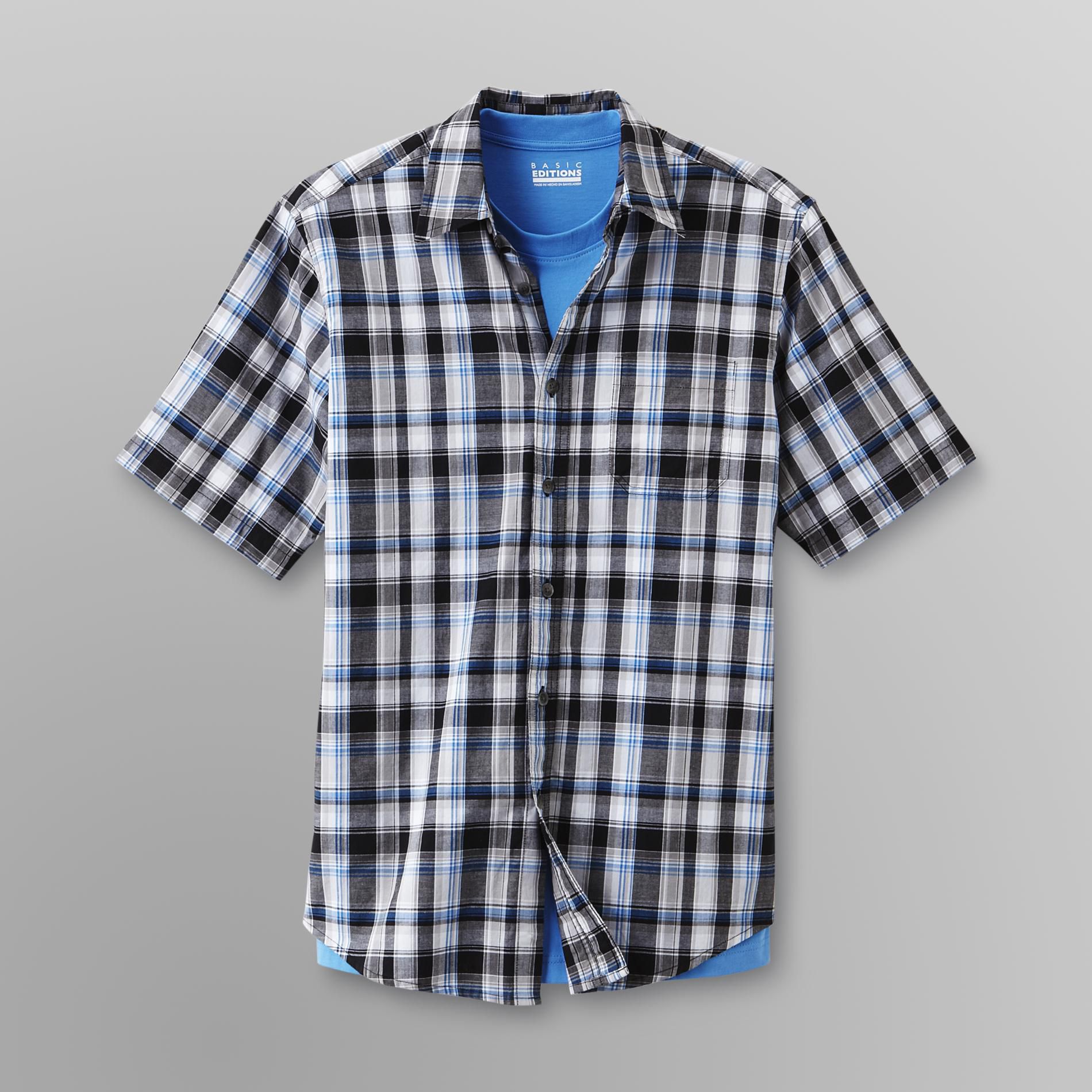 Basic Editions Men's Layered Shirt & T-Shirt at Kmart.com