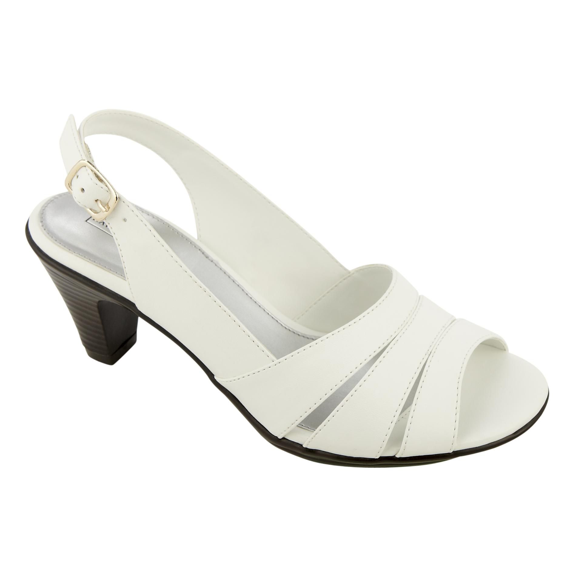 Laura Scott Women's Dress Shoe Bonnie - White at Sears.com