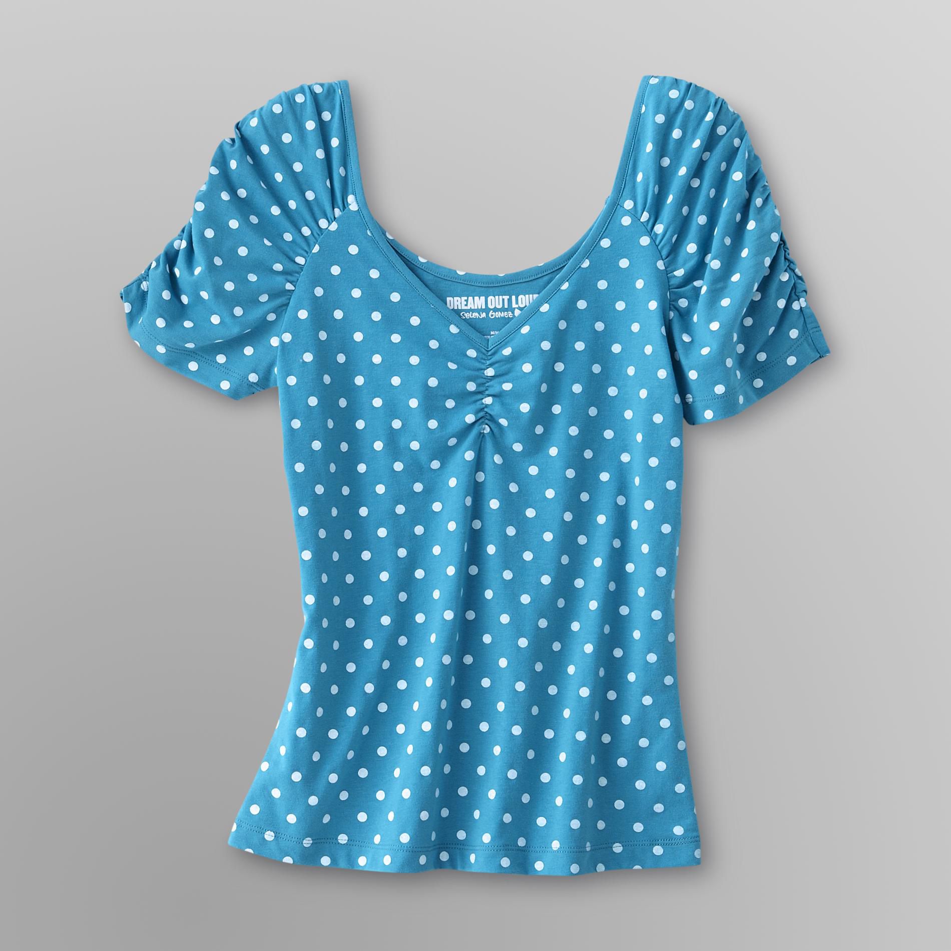 Dream Out Loud by Selena Gomez Junior's Ruched Top - Polka Dot at Kmart.com