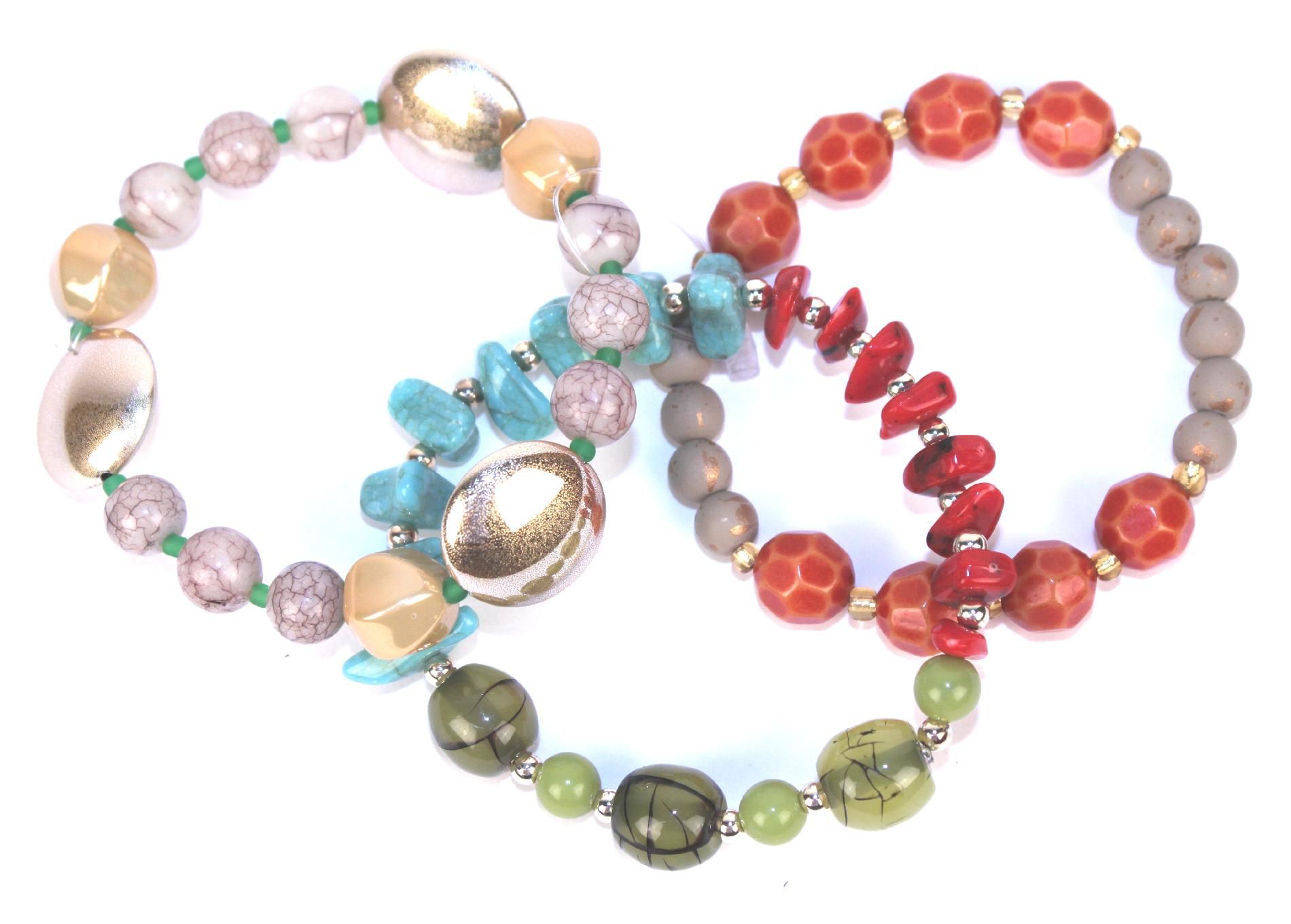 Aris by Treska 3 Pc Beaded Stretch Bracelets at Sears.com