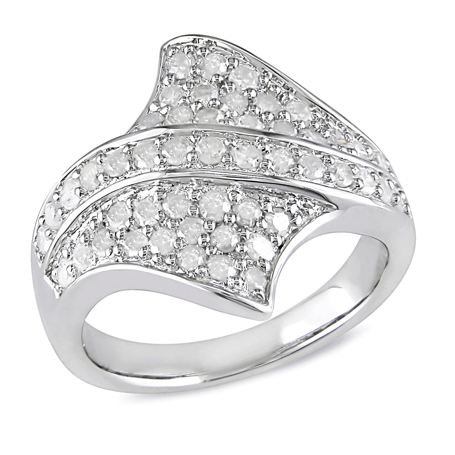 Amour Sterling Silver 1 CT Diamond Fashion Ring (I3) at Sears.com