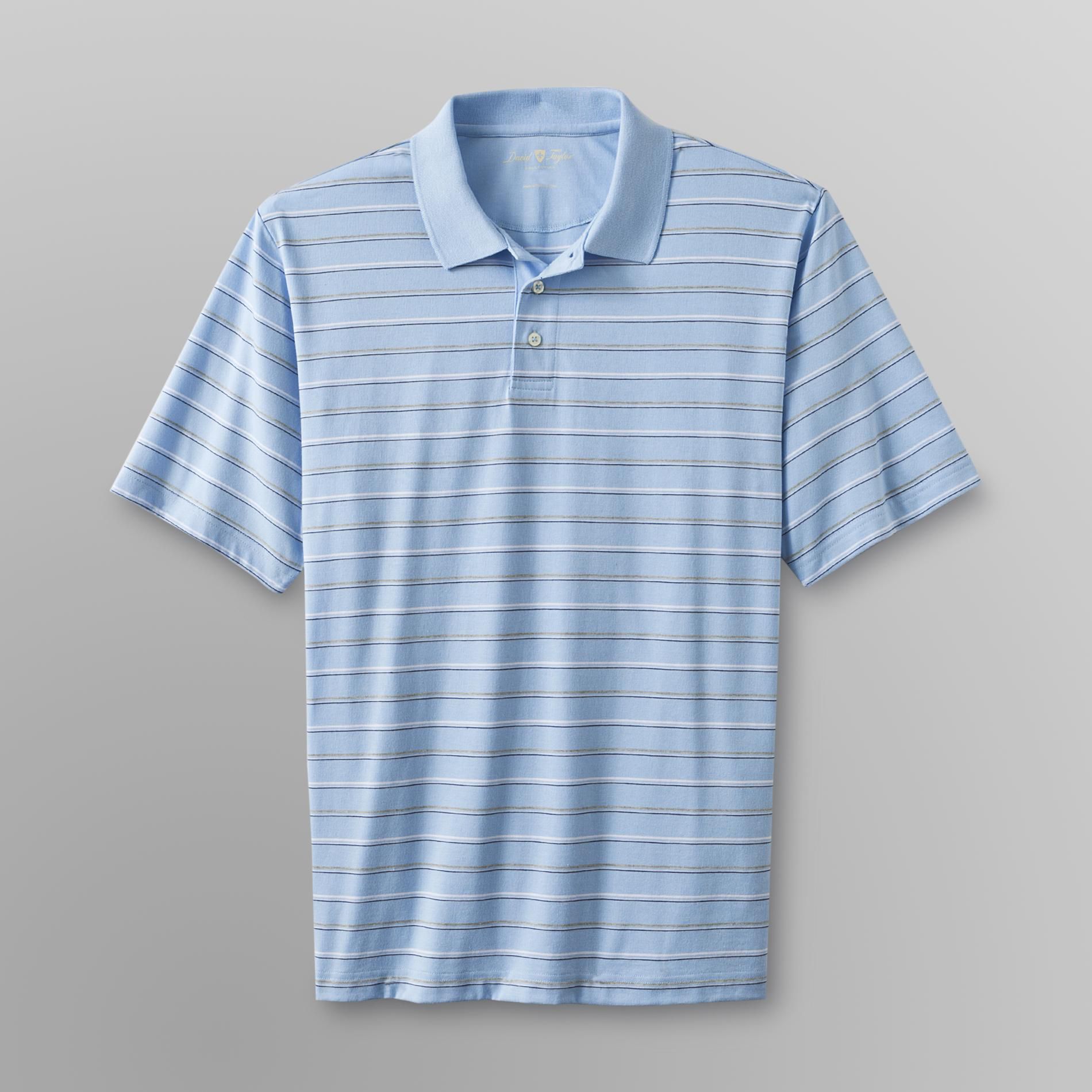 David Taylor Men's Big & Tall Polo Shirt - Striped at Kmart.com