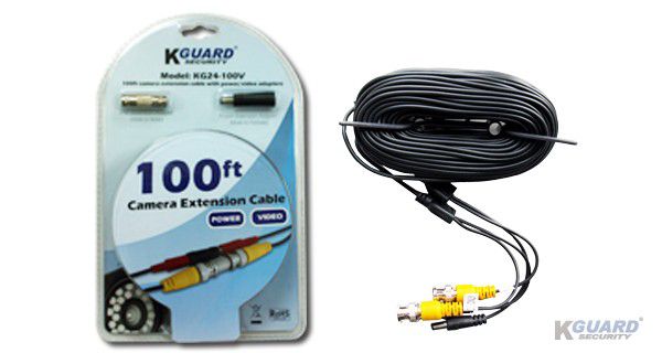 KGUARD Security KGUARD KG24-100V 100ft. Camera Extension Cables at Sears.com